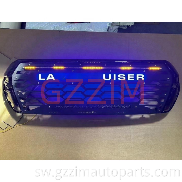 New Grille Car ABS Plastiki Grille Front Grille Fit Kwa Toyota Land Cruiser LC 200